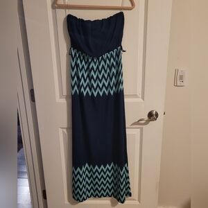 Rue 21 strapless maxi dress